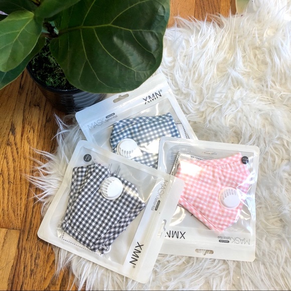 face mask gingham - Picture 2 of 2